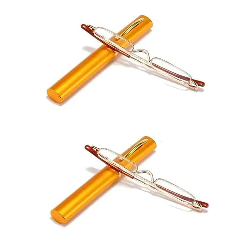 Viseng 2 Pairs Slim Pocket-Sized Metal Reading Glasses: Your Stylish Travel Companion Viseng Au supplements