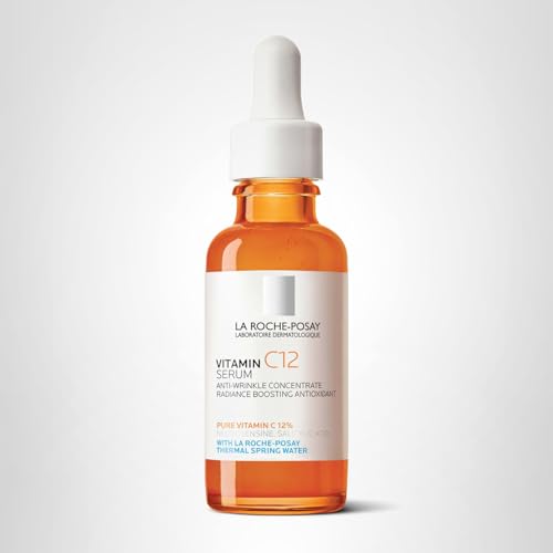La Roche-Posay Pure Vitamin C Serum For Face With Hyaluronic Acid & Salicylic Acid, Hydrating & Brightening Serum