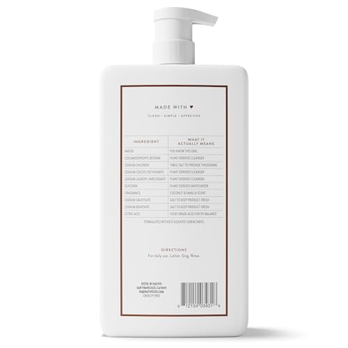 Native Sulfate Free Body Wash Contains Naturally Derived Ingredients | for Women & Men