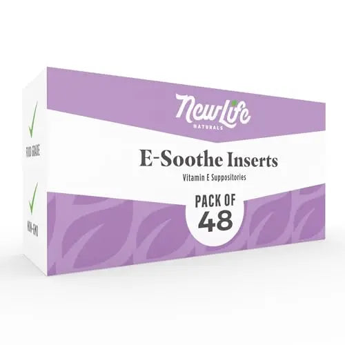 NewLife Naturals Vitamin E Suppositories 38IU - Vaginal Dryness Irritation Menopause Support NewLife Naturals Au supplements