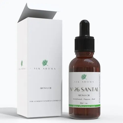 SLK Aroma, Santal Aroma Diffuser Oil, No. 26, Ultra Luxury Niche Blend of The Finest Essential Oils SLK Aroma Au supplements