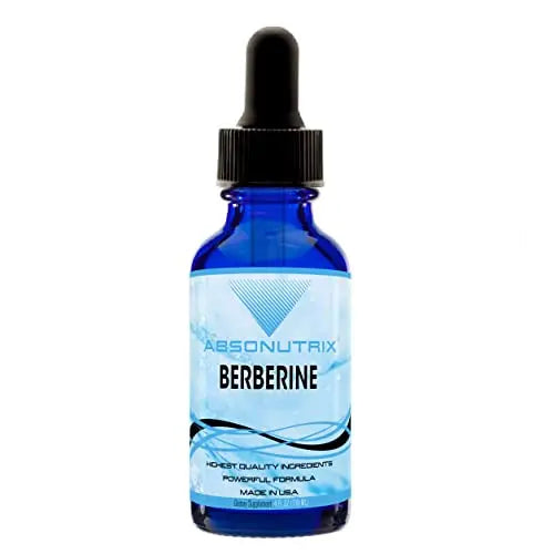 Absonutrix Berberine Supplement 600 mg, 4 Fl Oz Large Bottle, Healthy Weight Loss Support Absonutrix Au supplements