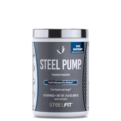 SteelFit Steel Pump - Advanced Pre-Workout Powder Drink - 30 Servings - Peak Performance SteelFit Au supplements