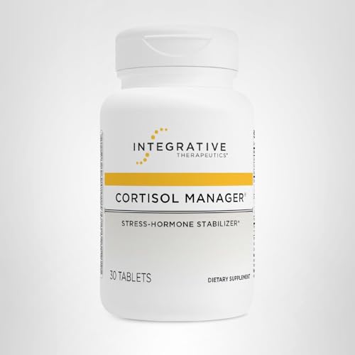 Integrative Therapeutics Cortisol Manager - Balance Cortisol & Support Relaxation for Restful Sleep* - Includes Ashwagandha & L-Theanine for Confidence with Less Stress