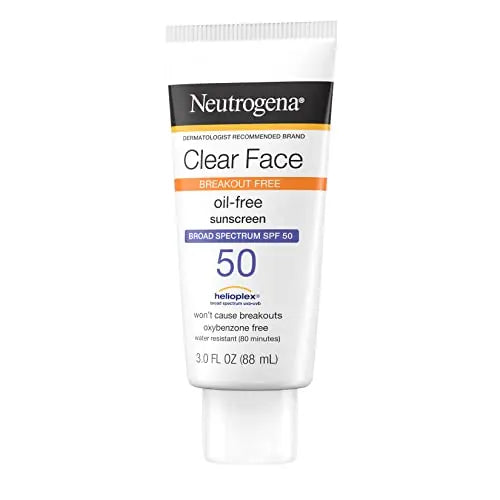 Neutrogena Clear Face Liquid Lotion Sunscreen for Acne-Prone Skin Neutrogena Au supplements
