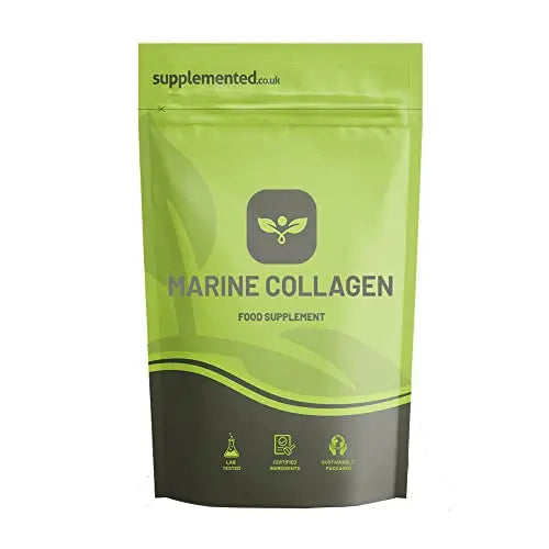 Marine Collagen 180 Capsules 400mg UK Made. Pharmaceutical Grade Type 1 Hydrolysed Supplement. Skin Nails Hair and Joints Supplemented Au supplements