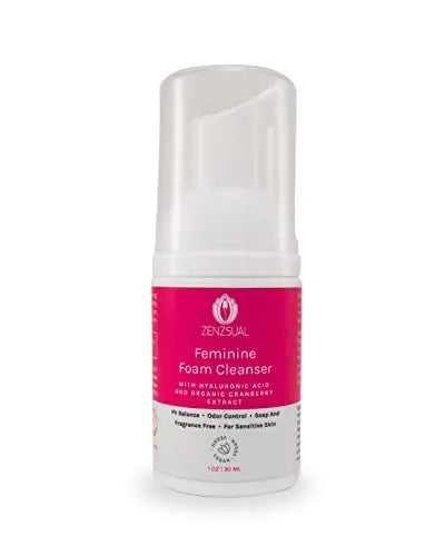 ZENZSUAL Feminine Foam Cleanser with Hyaluronic Acid and Organic Cranberry Extract – PH Balance ZENZSUAL Au supplements