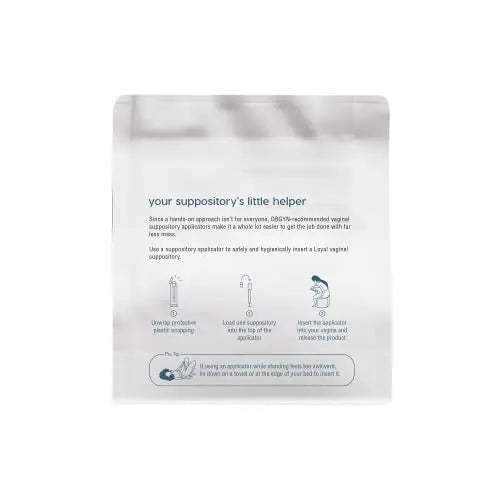 Loyal The Helper Vaginal Suppository Applicators | Efficient | Compact | Comfortable | Fits Most Brands, Pills Loyal Au supplements