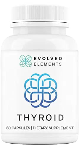 Evolved Elements Raw Grass-Fed Desiccated Bovine Thyroid - Thyroid Support for Women Evolved Elements Au supplements