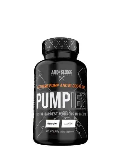 Axe & Sledge Supplements PUMPIES Nitric Oxide Booster with VasoDrive-AP and Nitrosigin Axe & Sledge Au supplements