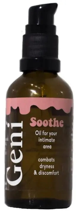 Geni Soothe - Perfume and SOAP Free Intimate Oil. Gentle Alternative to Intimate wash. Moizturizes Geni Au supplements