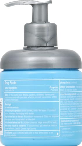 CeraVe Moisturizing Cream for Psoriasis Treatment, With Salicylic Acid for Dry Skin Itch Relief & Urea for Moisturizing