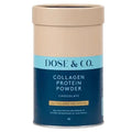 Dose & Co Collagen Protein Powder (Chocolate Fudge) 420g – Non-GMO, Gluten Free Collagen Peptides Supplement DOSE & CO Au supplements