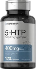 5HTP 400mg | 120 Capsules | 5-HTP Extra Strength Supplement | Non-GMO, Gluten Free Horbäach Au supplements