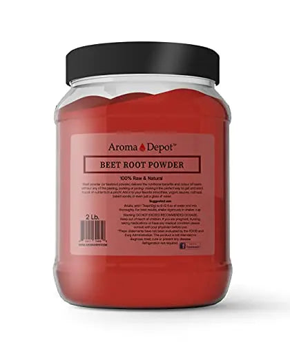 Beet Root Powder 2 lb. by Aroma Depot Raw & Non-GMO I Vegan & Gluten Free I Nitric Oxide Aroma Depot Au supplements