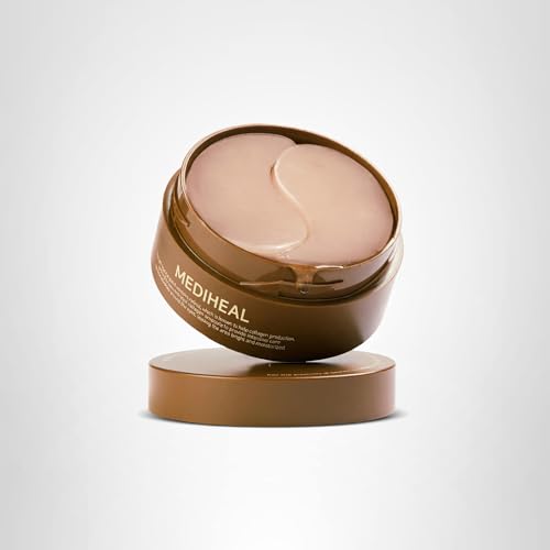 Mediheal Retinol Collagen Under Eye Patches - Korean Hydrogel Eye Pads (60 patches) with 95% Retinol & Collagen