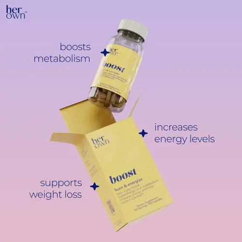 her own Boost, Helps Boost Energy, Supports Metabolism, Proprietary Thermogenic Blend her own Au supplements