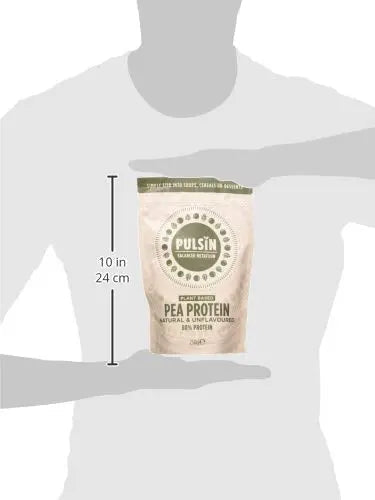 Pulsin - Unflavoured Vegan Pea Protein Powder - 250g - 8.0g Protein, 0g Carbs, 41 Kcals Per Serving Pulsin Au supplements