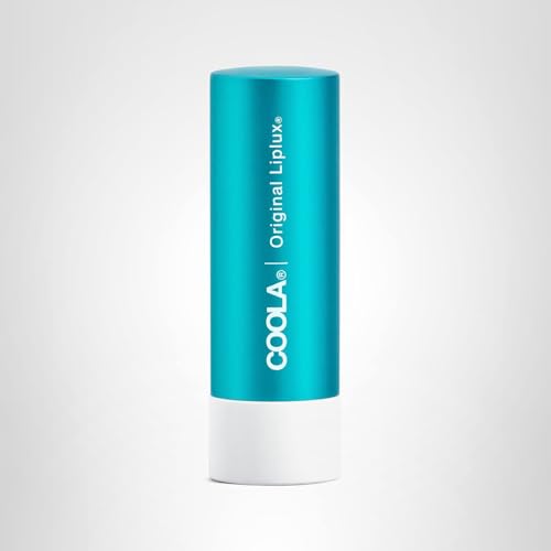 COOLA Organic Liplux Lip Balm and Sunscreen with SPF 30, Dermatologist Tested Lip Care for Daily Protection
