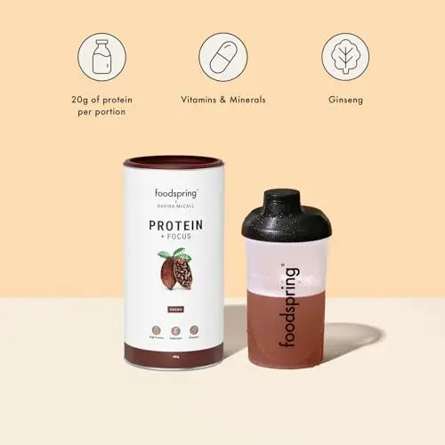 foodspring x Davina McCall – Focus Protein Powder Shake for Your Daily Protein, Vitamin & Mineral Needs foodspring Au supplements