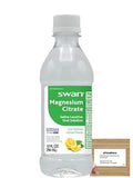 Swan Lemon Magnesium Citrate Oral Solution (10 oz), Natural Lemon Flavor, Gentle Deal Dave Au supplements