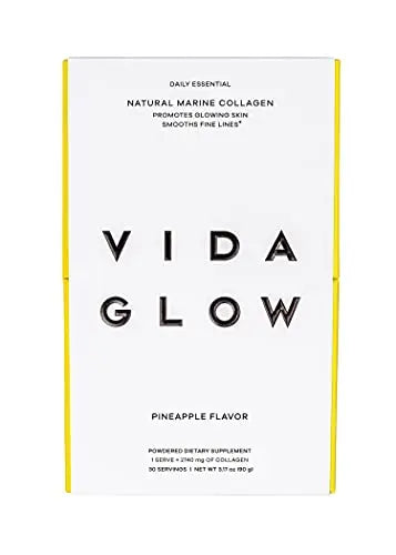 Vida Glow Marine Collagen Powder Sachets Pineapple Vida Glow Au supplements