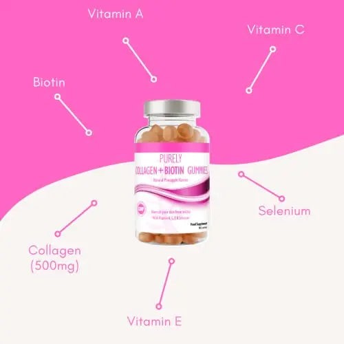 Collagen Gummies with Vitamins for Women Men Adults - Skin, Hair, Nail & Cartilage Health Pure Food Supplements Au supplements