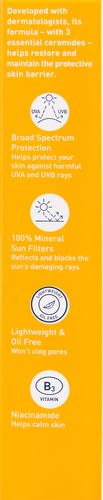 CeraVe 100% Mineral Sunscreen SPF 50, Face sunscreen With Zinc Oxide & Titanium Dioxid
