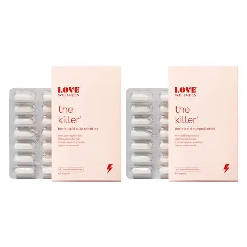 Love Wellness Boric Acid Suppositories for Women, The Killer | Vaginal Love Wellness Au supplements