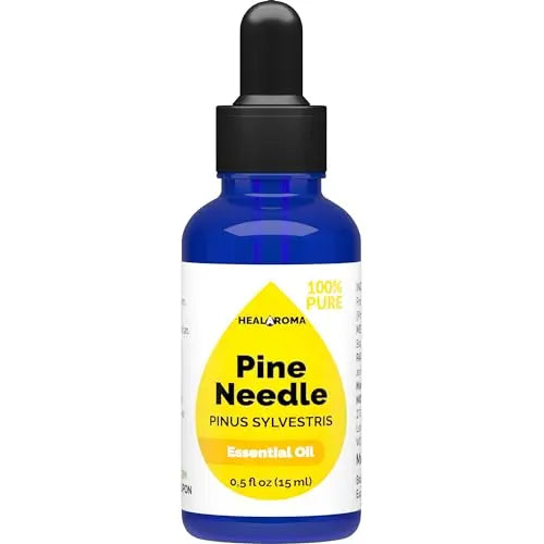 Pine Needle Essential Oil 15 ml - 0.5 oz - Pure & Natural - with Pipette Dropper MONOHERB Au supplements