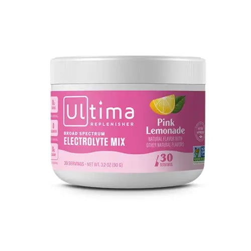 Ultima Replenisher Electrolyte Hydration Drink Mix, Pink Lemonade, 30 Serving Tub Ultima Replenisher Au supplements
