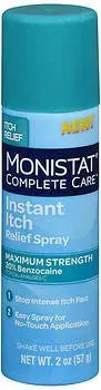Monistat Complete Care Instant Itch Relief Spray - 2 oz, Pack of 6 Monistat Au supplements