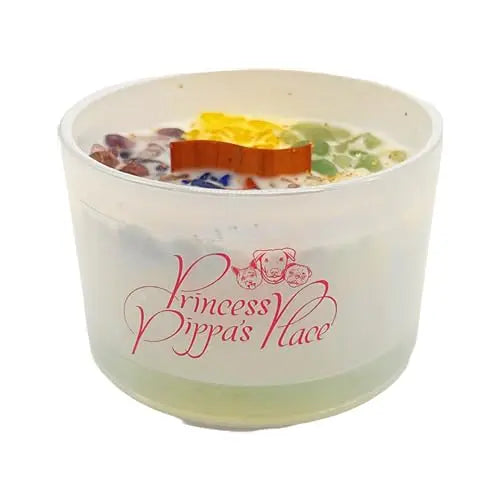 Princess Pippa's Place Healing Candles with Crystals Inside- Natural Soy Wax 7 Stones Crystal Candle Jar Msupps.com Au supplements