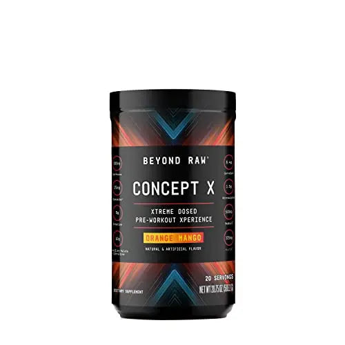 BEYOND RAW Concept X | Clinically Dosed Pre-Workout Powder | Contains Caffeine BEYOND RAW Au supplements