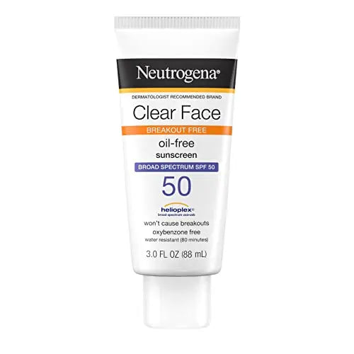 Neutrogena Clear Face Liquid Lotion Sunscreen for Acne-Prone Skin Neutrogena Au supplements