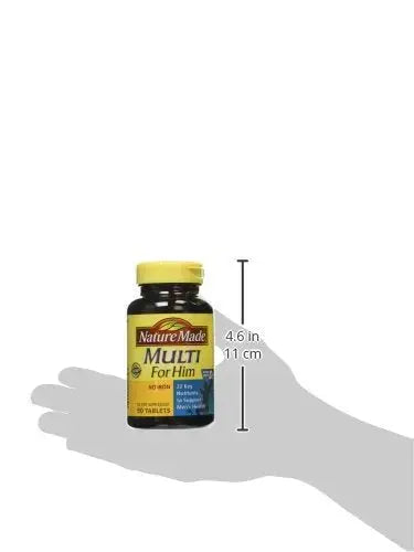 Nature Made Multivitamin For Him, Men's Multivitamin for Daily Nutritional Support, 90 Tablets (Pack of 3) Nature Made Au supplements