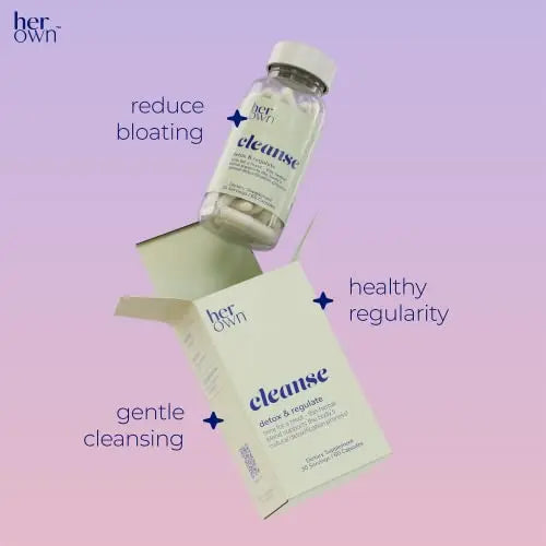 her own Cleanse, Gentle Detox, Supports Healthy Gut, Ocean Algae Cleanse, Prebiotic/Probiotic Blend her own Au supplements