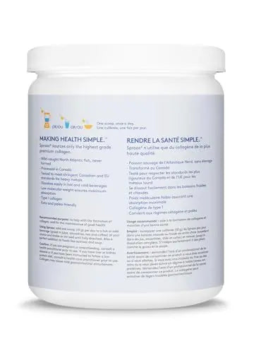 SPROOS - Marine Collagen - Beverage Powder - Hydrolised Collagen Peptides SPROOS Au supplements