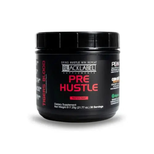 BLACKLABEL Supplements - PRE Hustle - Pre-Workout Dietary Supplement - Supports Energy BLACKLABEL Supplements Au supplements