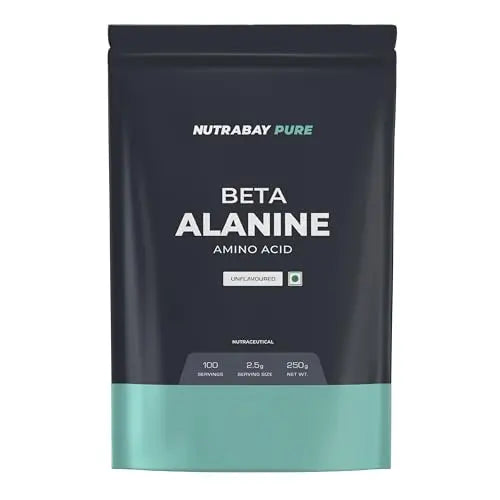Nutrabay Pure 100% Beta Alanine Powder, Pre Workout supplement for Men & Women Nutrabay Au supplements