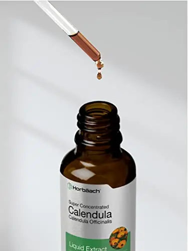 Calendula Extract Tincture | 2 fl oz | Vegetarian, Non-GMO, Gluten Free Liquid Supplement Horbäach Au supplements