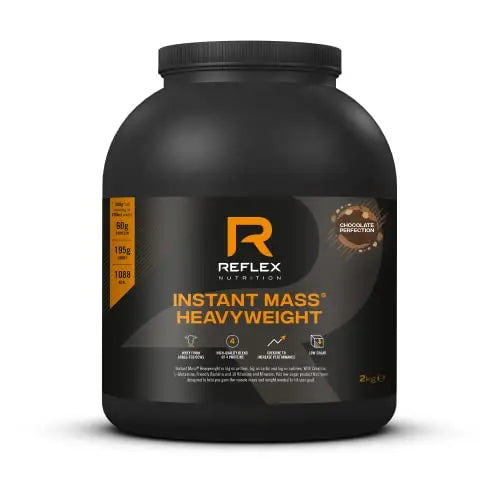 Reflex Nutrition Instant Mass Heavyweight, Mass Protein Powder, Over 1000 Calories Per Serving, 60g Protein Reflex Nutrition Au supplements