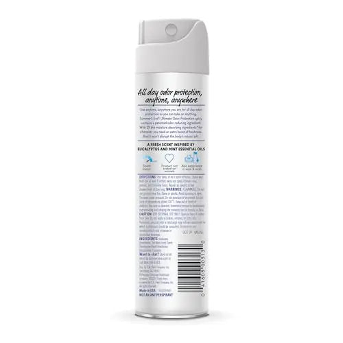 Summer's Eve, Ultimate Odor Control, Feminine Spray for Odor Protection, Talc-Free, Absorbs Moisture, 2 oz Summer's Eve Au supplements