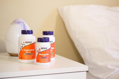 NOW Supplements, L-Tryptophan 500 mg, Encourages Positive Mood*, Supports Relaxation NOW Au supplements
