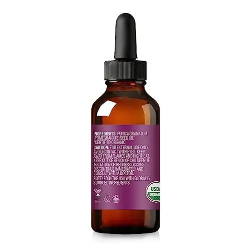 Cliganic Organic Pomegranate Seed Oil, 100% Pure - For Face, Skin | Natural Cold Pressed Unrefined Cliganic Au supplements