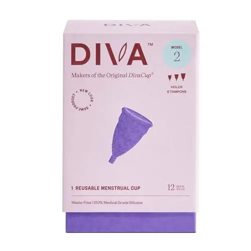 DivaCup - BPA-Free Reusable Menstrual Cup - Leak-Free Feminine Hygiene - Tampon and Pad DivaCup Au supplements