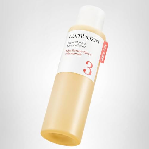 numbuzin No.3 Super Glowing Essence Toner, Fermented Toner for Skin Glow & Texture, Bifida, Niacinamide, Hydrating
