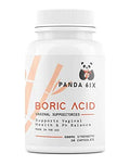 Panda 6ix Boric Acid Vaginal Suppositories 30 Capsules, 600mg Made in The USA- Feminine Health Support Panda 6ix Au supplements
