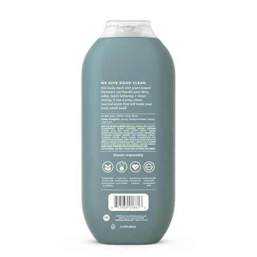Method Men Body Wash, Sea and Surf Scent, Paraben and Phthalate Free, Quick-Lathering