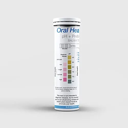 pH and Prebiotic Nitric Oxide Test Strip by MyFitStrip - Track and Monitor Saliva Alkalinity MyFitStrip Au supplements